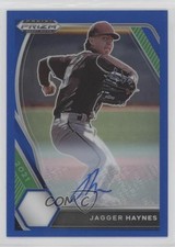 2021 Panini Prizm Draft Picks Blue 20/99 Jagger Haynes #PDP219 Auto 05ks