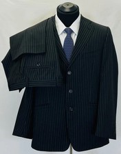 VERSACE Classic Exclusive Pinstripe Designer Men's Business Suit SZ 42 R