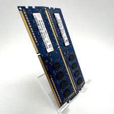 SK Hynix DDR3 4GB Kit (2GB x 2) PC3-12800U 1Rx8 1600MHz Desktop RAM - Tested