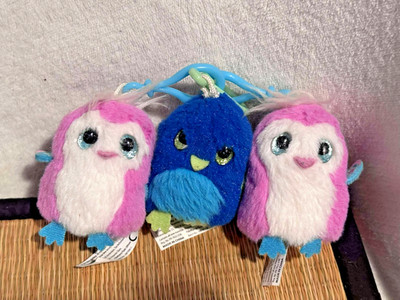  Hatchimals Keychain 3-Pcs Set Cute Collectible Toys | Kids Backpack Accessories