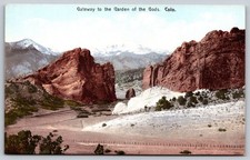 Jardín de los Dioses Colorado Polo-Cromo Postal Alemania Impresa c1910 AA704