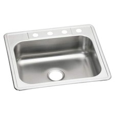 Glacier Bay 114625 Stainless Steel Kitchen Sink Single Bowl 25x22x7 Top Mount