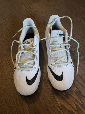 Womens Hyperdiamond 4 Keystone MCS Softball Cleats Size 8 WHITE/BLACK