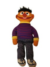 Sesame Street Knickerbocker 9" Ernie Plush Doll Vintage