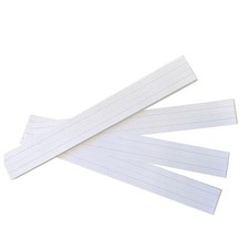 Ruled Sentence Strips, Thick Paper - 80lb Cardstock 3 x 24 Inches, White, 300