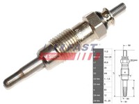 GlüHkerze Elektr. Zuheizer Fast FT82722 FüR TB Opel Arena A97 X70 TF 11,5V Combi