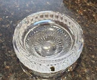 Vtg 60's Waterford Crystal Lismore Cigar Cigarette Heavy Ashtray