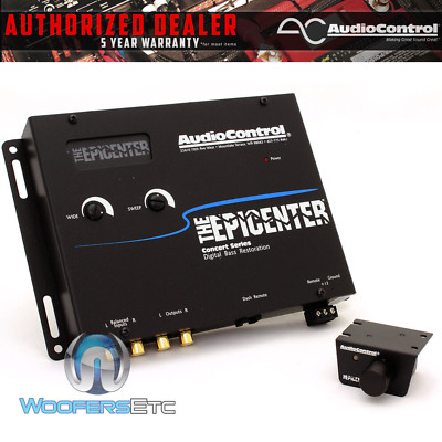 AUDIO CONTROL EPICENTER BLACK CAR AUDIO BASS ENHANCER & REMOTE AUDIOCONTROL NEW 