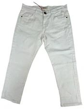 Current Elliott Jr Womens 1/25 White Skinny Boy Jeans NWOT USA Casual Office