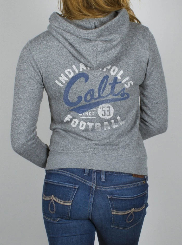 Sudadera con capucha y cremallera completa Indianapolis Colts Sunday para dama Foto 3 de 4