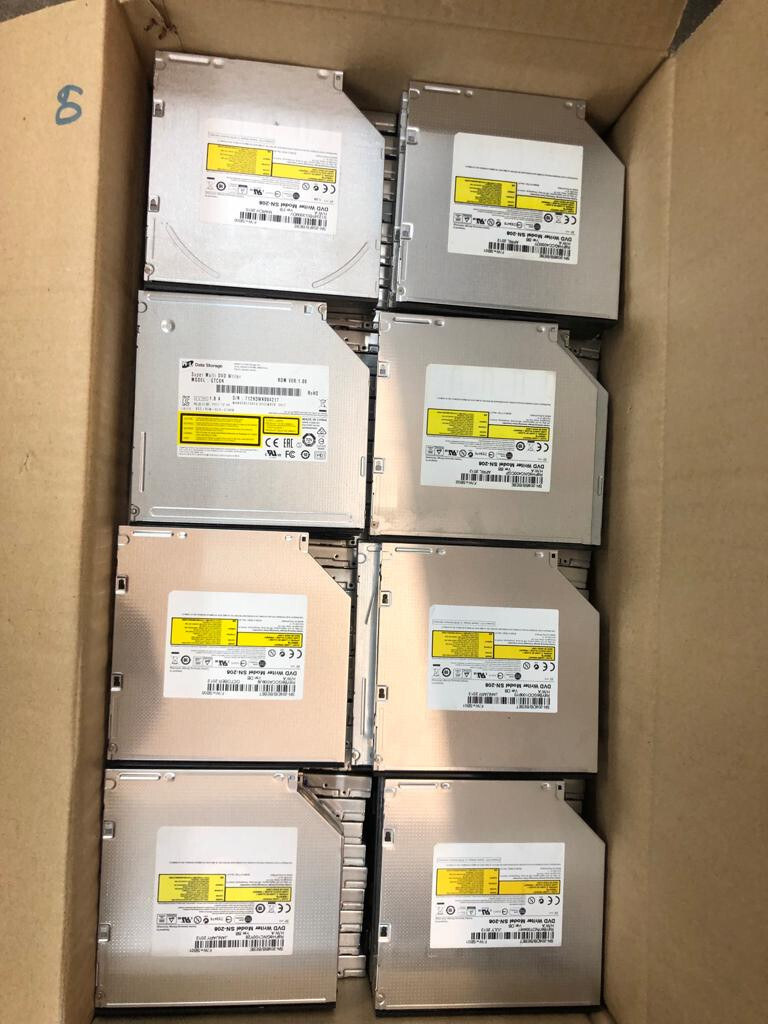 BLACK SLIM DVD RW INTERNAL SATA 12.7mm Height Optical Drive Burner for