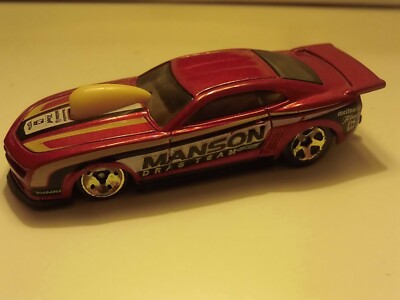 HotWheels '10 Pro Stocker Rennwagen - dunkelrot - Maßstab ca. 1:64 Druckgusswagen 