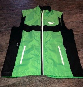 brooks running vest mens green