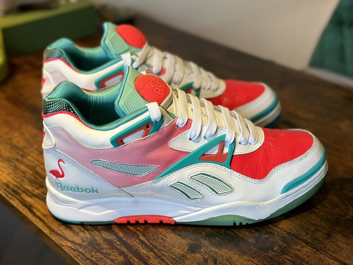 Reebok Pump Court Victory II MIAMI VICE Size UK 8 EU 42 US 9