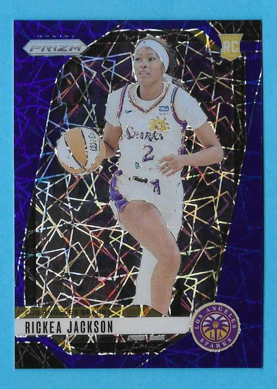 2024 Panini Prizm WNBA - Rickea Jackson #60 Blue Velocity Prizm (RC)