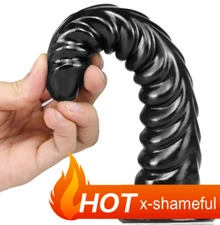 Huge Butt Plug Ribbed Dildo Anal Dilator Women&Men Masturbator Pocket Sex -Toys