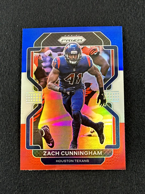 2021 Panini Prizm ZACH CUNNINGHAM Red White Blue Prizm #38 Houston Texans
