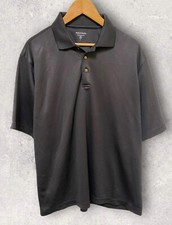 Pebble Beach Performance Men's Short Sleeve Polo Black Size XL