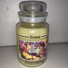 Yankee Candle - FREESIA - 22 oz - RARE AND HARD TO FIND!! Black Label New