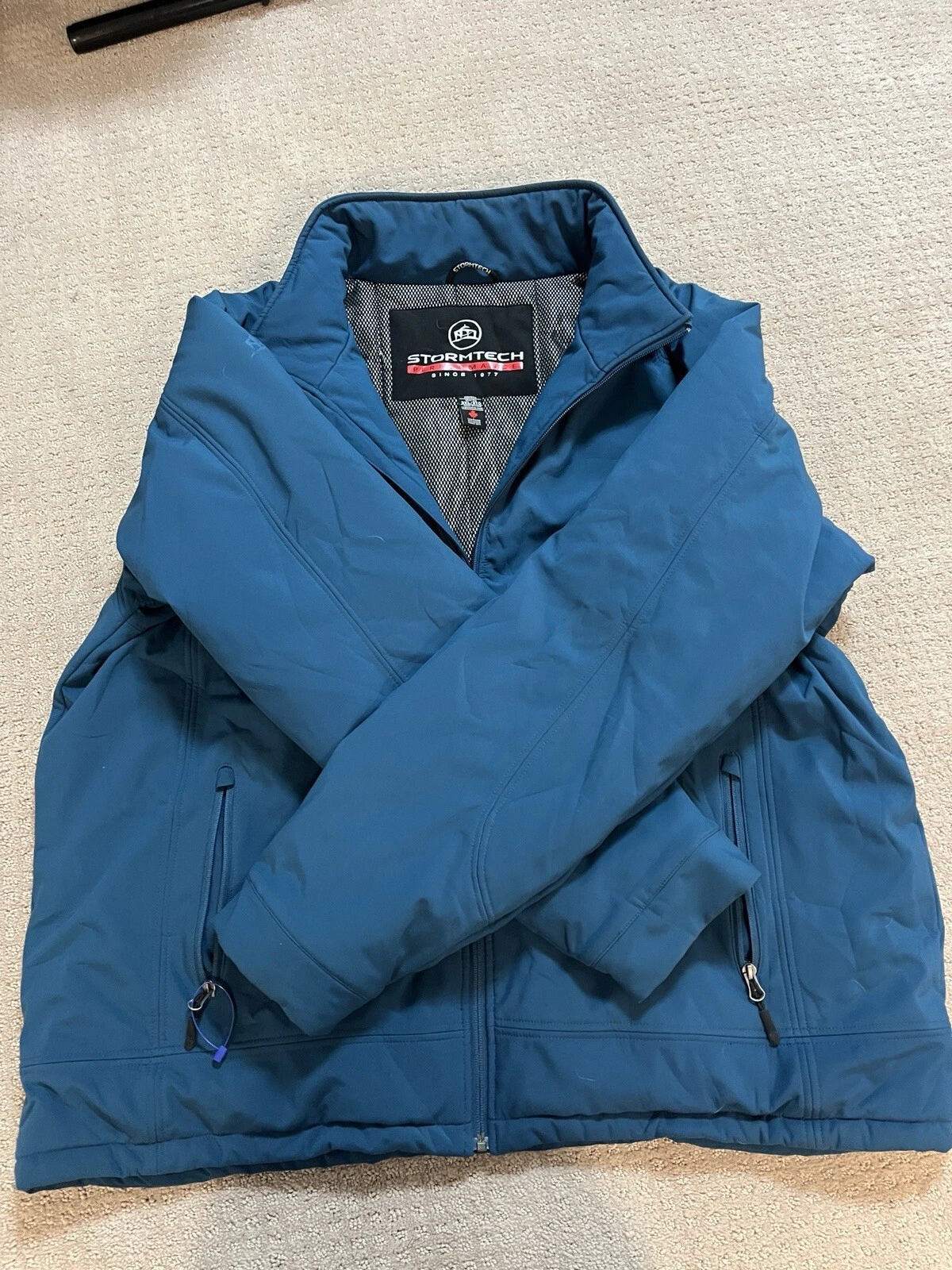 Stormtech Performance Jacket 3XL - Teal Blue, Water-Resistant Rare Big & Tall