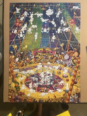 Heye Mordillo 1000 Piece Puzzle  Crazy Circus'' complete