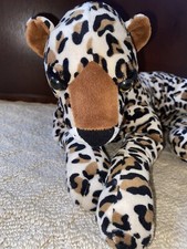 Disney Parks Leopard Plush Realistic Animal Worldwide Conservation Fund EUC