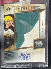 2023-24 Upper Deck SP Game Used 3 Color Banner Year Auto Sidney Crosby /10 SSP