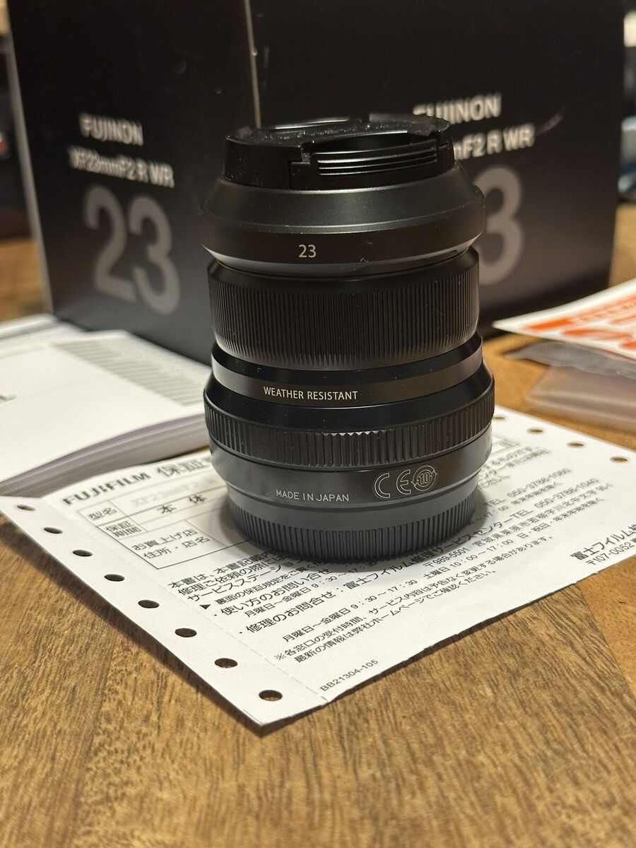FUJIFILM Fujinon XF 23mm f2 R WR Aspherical Lens Black FUJIFILM Fujinon XF 23mm f2 R WR Aspherical Lens Black
