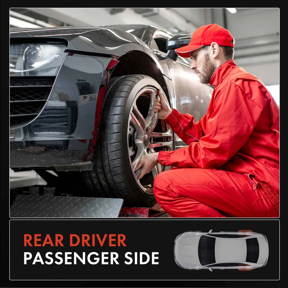 2x Conjunto de cojinete de cubo de rueda lateral trasera para Hyundai Elantra Kia Spectra Spectra5 Foto 2 de 4