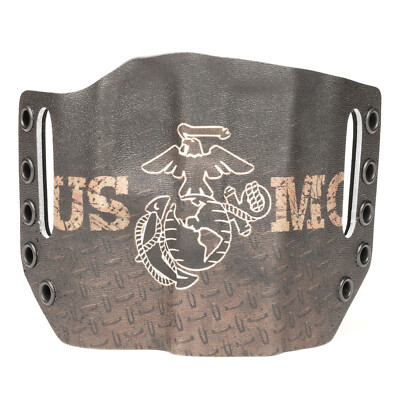 Springfield - OWB Slotted Gun Holster - Optic Ready - USMC DARK