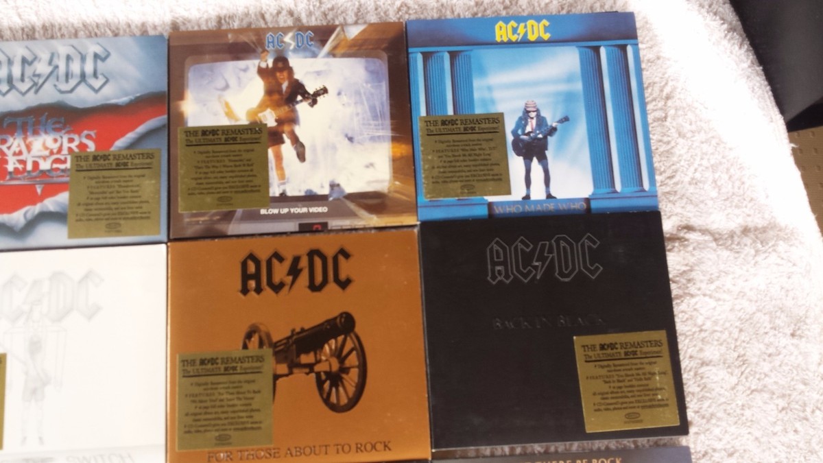 初回限定　AC/DC 紙デジパックCDセット 赤い悪魔がダックウォークでやってくる!!AC/DC、紙ジャケットCD17