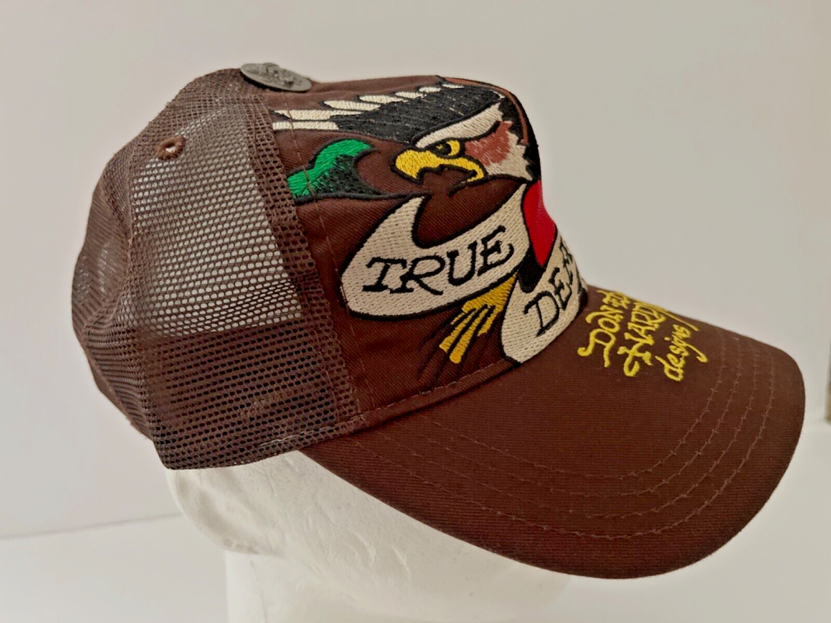 Don Hardy Designs Embroidered True Till Death Trucker 