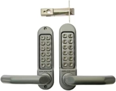 Mechanisch Schwerlast Dual Tastatur Türschlösser 14 Ziffern Schlüssellos für Zuhause/Hotel