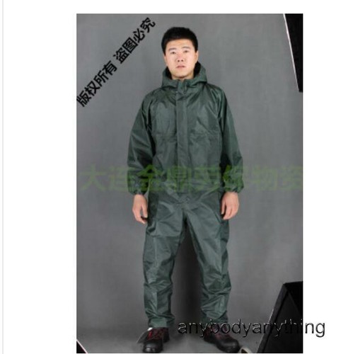 Unisex waterproof One-piece Work Hooded Coveralls Overall Jumpsuit Boilersuit bj - Picture 14 of 27