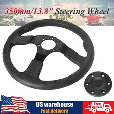 350mm 13.78" Steering Wheel For Off Road Cart Drift Trike ATV Buggy DIY Go Kart