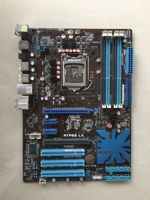 ASUS P7P55 LX Motherboard LGA1156 Intel P55 Chipset DDR3 with I/O baffle 
