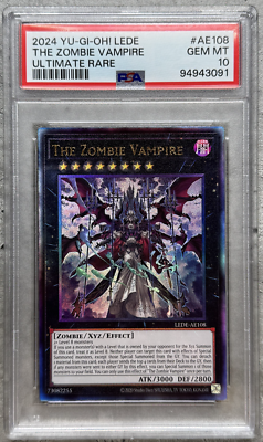 Yugioh Card The Zombie Vampie Ultimate Rare PSA 10 Gem Mint, LEDE-AE108  2024 | eBay