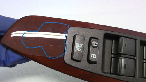 FRONT LEFT DOOR MASTER WINDOW SWITCH BROWN WOOD OEM 2010-2012 LEXUS LS460 LS600H - Picture 2 of 13