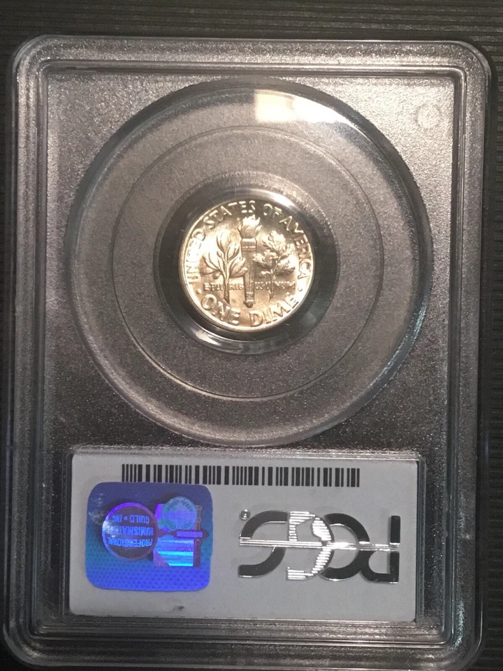 PCGS MS66 1954 P FDR 10 Cent Silver Combine Ship Fee Bonus Coin Lot - Image 3 of 4