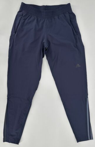 Adidas Pants Women's Small RI 3S Running Carrera Shadow Navy Track HD0654 NWT - Picture 1 of 21