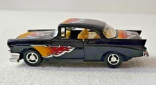 1956 CHEVROLET Diecast Metal Car SS 4307-8. 4 5/8" Long - Pull Back Works - Exc.