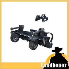 Power Rake Soil Conditioner Skid Steer For CAT Attachment Landhonor Harley Rake