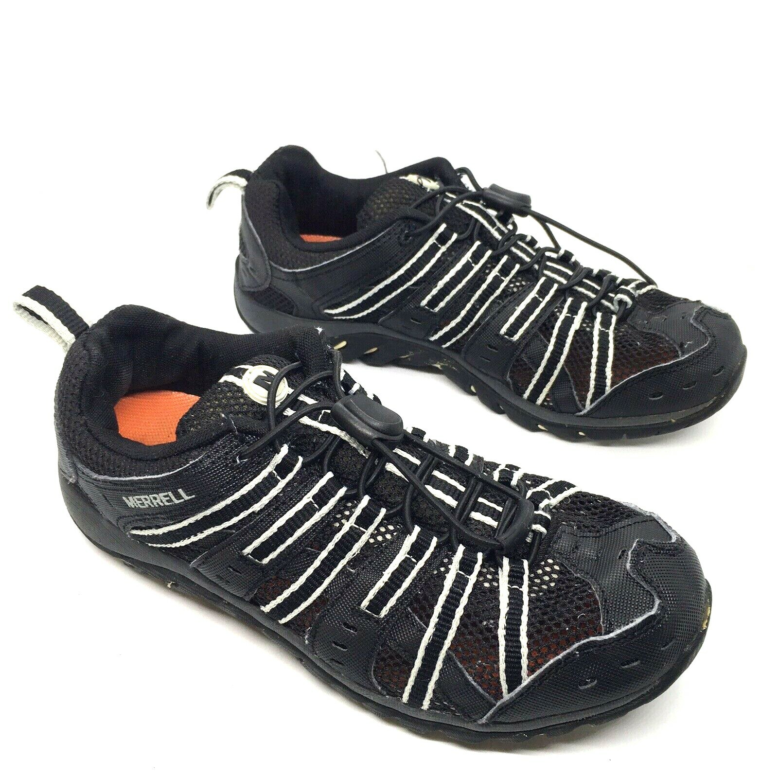 Scarpa sneaker bassa Merrell donna outdoor US 7 nero bianco maglia elastica J098857