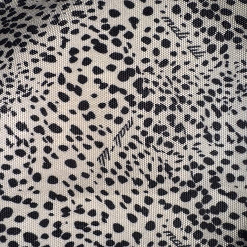 Overnight Weekender Bag Mali + Lili Tote Black Beige Snow Leopard Print Duffle - Picture 2 of 13