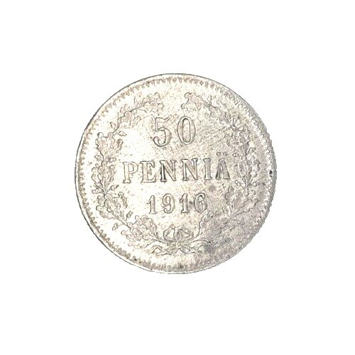 1916-S Finland 50P Pennia Silver Coin NGC MS63 | eBay
