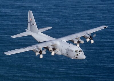 Lockheed C-130 Hercules (Over Water) POSTER 24 X 36 Inches