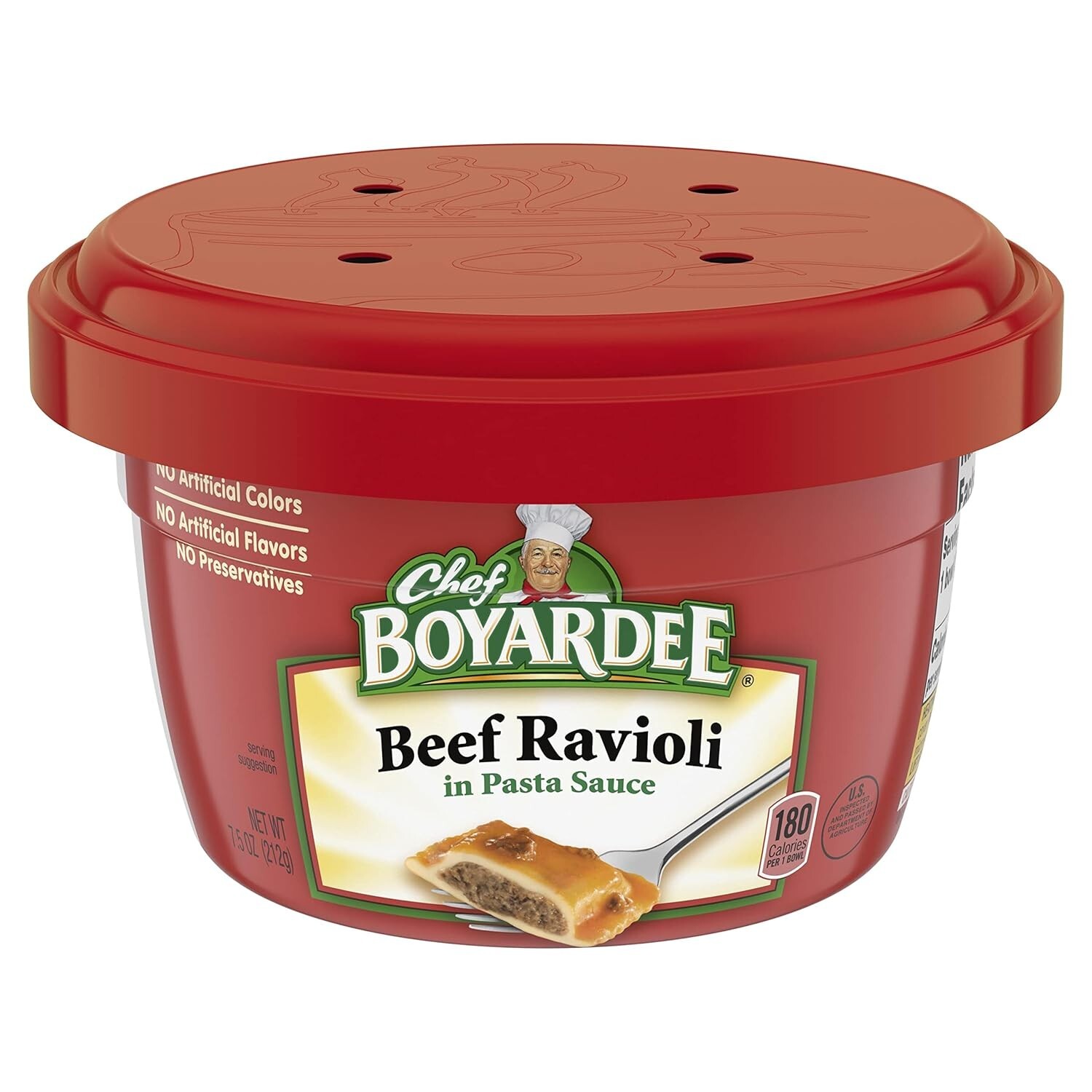 Easy 7.5 oz Beef Ravioli in Pasta Sauce - Perfect for On-the-Go Snacking