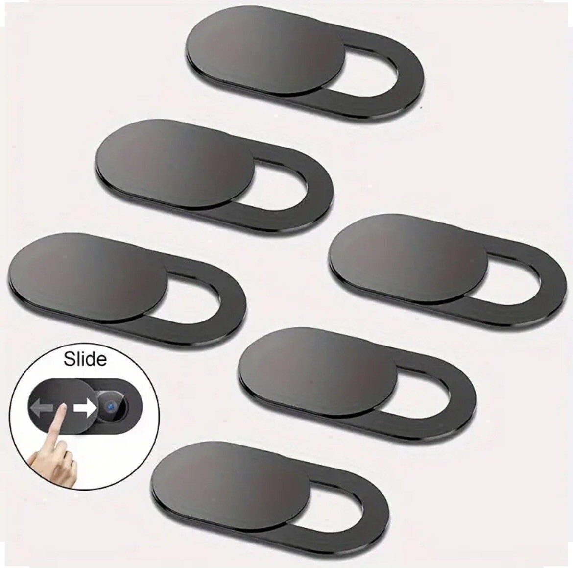 Webcam Privacy Cover Thin Camera Slider Sticker for Phone Laptop 8 pcs US Seller-image