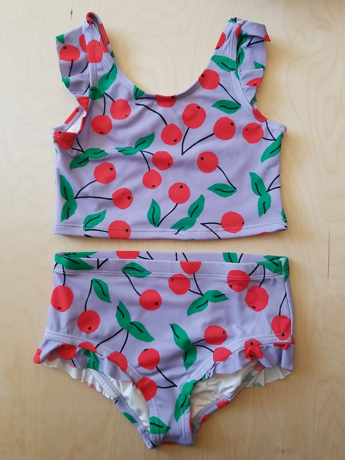 NWOT HANNA ANDERSSON RUFFLED CHEERY CHERRY SWIMSUIT TANKINI 140 10 $54 |  eBay
