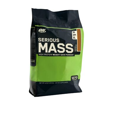 Optimum Nutrition Serious Mass Weight Gainer Protein Chocolate Peanut Butter ...
